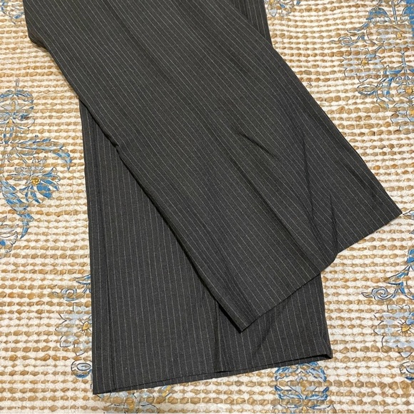 Elegant Black Pinstripe Women's Pantsuit - Picture 8 of 8